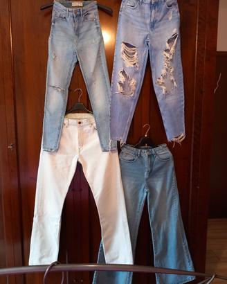 STOCK JEANS  DONNA ALTA MODA VARI MODELLI. 
