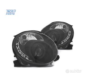 FARI FIAT 500 07-15 LUCE DIURNA TFL FONDO NERO