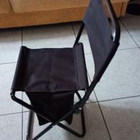 Sedia da campeggio pieghevole trasportabile a bors