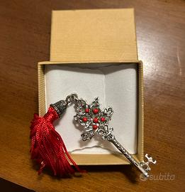 Chiave portafortuna in argento