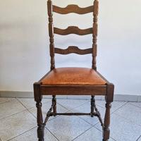 Sedia trono vintage anni '60 legno modernariato