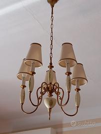 lampadario e abat jour