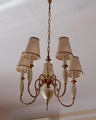 lampadario e abat jour
