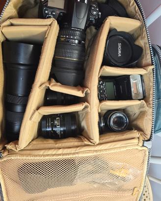 Kit Nikon D700 + 7 Lenti f/2.8 + Flash SB900