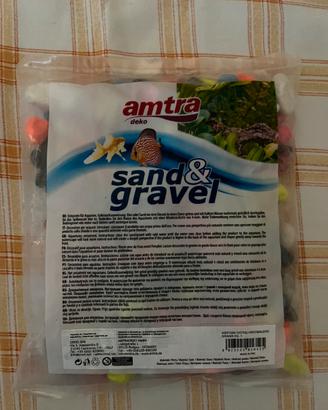 Pietre colorate per acquario