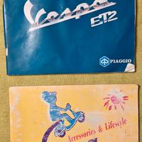 2 manuali originali Vespa et2 50cc 2 tempi