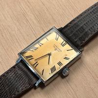 Orologio longines quadrato vintage in acciaio