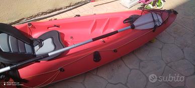 canoa Bic con motore elettrico 