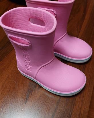 stivaletti  bambina Crocs per pioggia