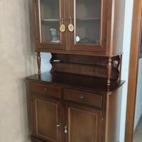 Credenza, mobile sala in noce, vintage