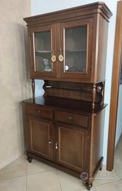 Credenza, mobile sala in noce, vintage