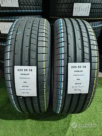 2 gomme 225 55 18 DUNLOP RIF1780