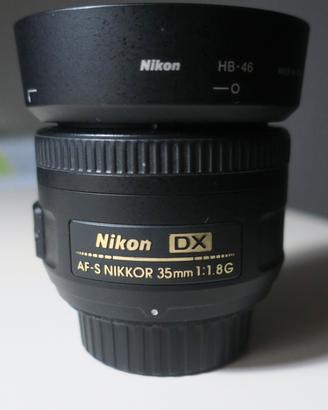 Nikon Obiettivo Nikkor AF-S DX 35 mm f/1.8G