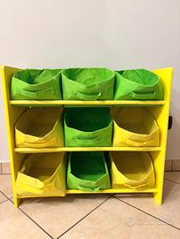 Porta giochi libreria montessori bambini