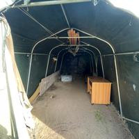 Garage in ferro e pvc 6.5m garage moto o attrezzi