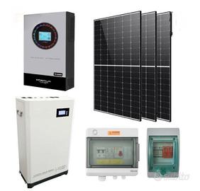 Kit fotovoltaico 6.2kw+accumulo da 14.33kwh