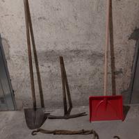 Vanga, Piccone, Pala da Neve