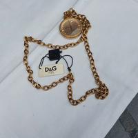 catenina donna con medaglia orologio Dolce e gabba