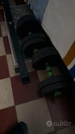 Set di manubri per palestra