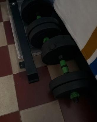 Set di manubri per palestra