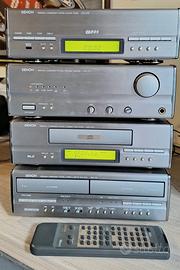 Impianto stereo Denon CD Radio Amplificatore 