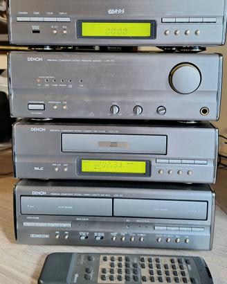 Impianto stereo Denon CD Radio Amplificatore 