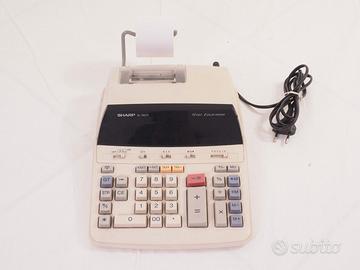 Calcolatrice da tavolo scrivente sharp el 1607p