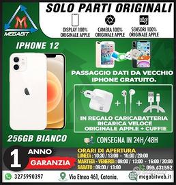 Iphone 12 256gb bianco - totalmente originale