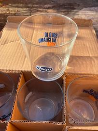 6 bicchieri vetro yoga