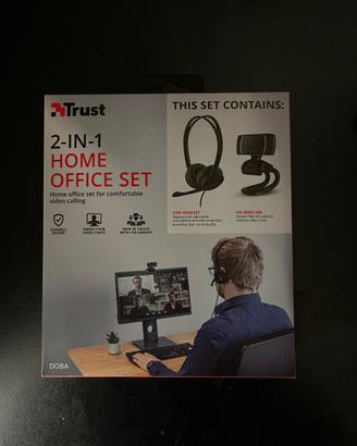 TRUST Set webcam HD + cuffie Doba 2