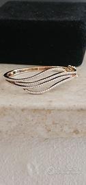 Bracciale argento placato oro 18 ct