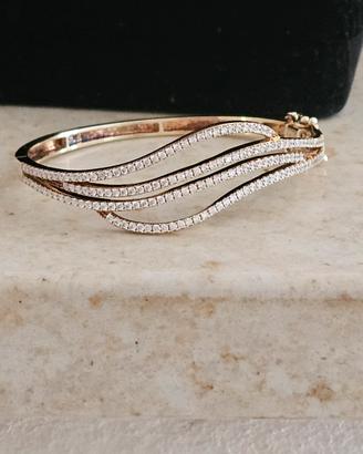 Bracciale argento placato oro 18 ct