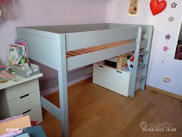 Letto a castello singolo per ragazzi/e 