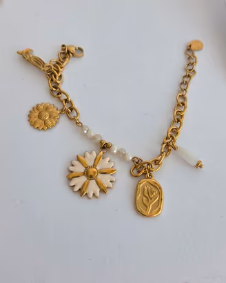 Parure collana, braccialetto e  orecchini 
