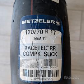 Gomma Anteriore Slick Metzeler RR CompK 120/70 R17
