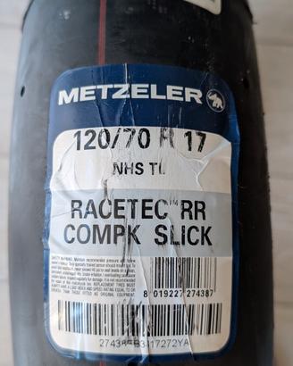 Gomma Anteriore Slick Metzeler RR CompK 120/70 R17