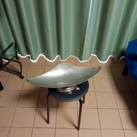 Vassoio Porta frutta un Oro bianco rifuso