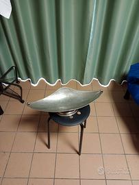 Vassoio Porta frutta un Oro bianco rifuso