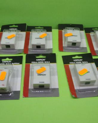 Kit 10 pezzi - Filtro ADSL splitter RJ11 - NUOVO -