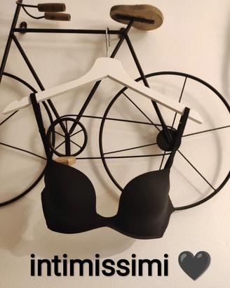 Reggiseno Push-up in Microfibra Nero