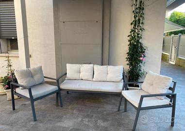 Divani Set 3PZ da giardino