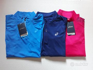 3 Maglie ASICS running DONNA NUOVE