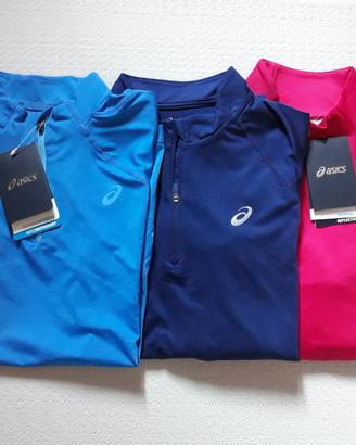 3 Maglie ASICS running DONNA NUOVE