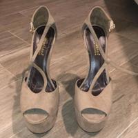 Scarpe Primadonna camoscio con tacco