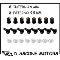 VITI NERO 8 GOMMINI AD ESPANSIONE CARENE ø 5/9,5