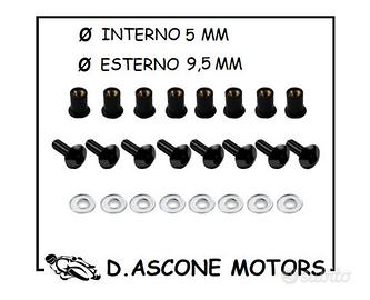 VITI NERO 8 GOMMINI AD ESPANSIONE CARENE ø 5/9,5
