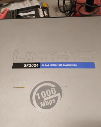 Switch rack Linksys SR2024