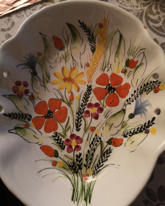 Centrotavola, ceramica rometti italy