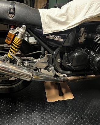 kawasaki 750 scarico 4 in 1