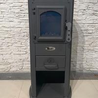 STUFA A LEGNA BERNA LUX 5,0 kW – BEIGE o ROSSO –